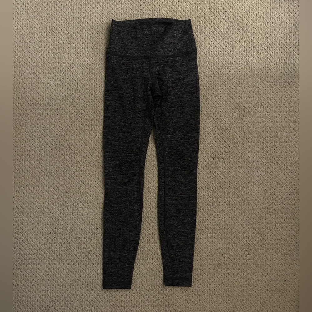 Lululemon Athletica Black Grey Leggings